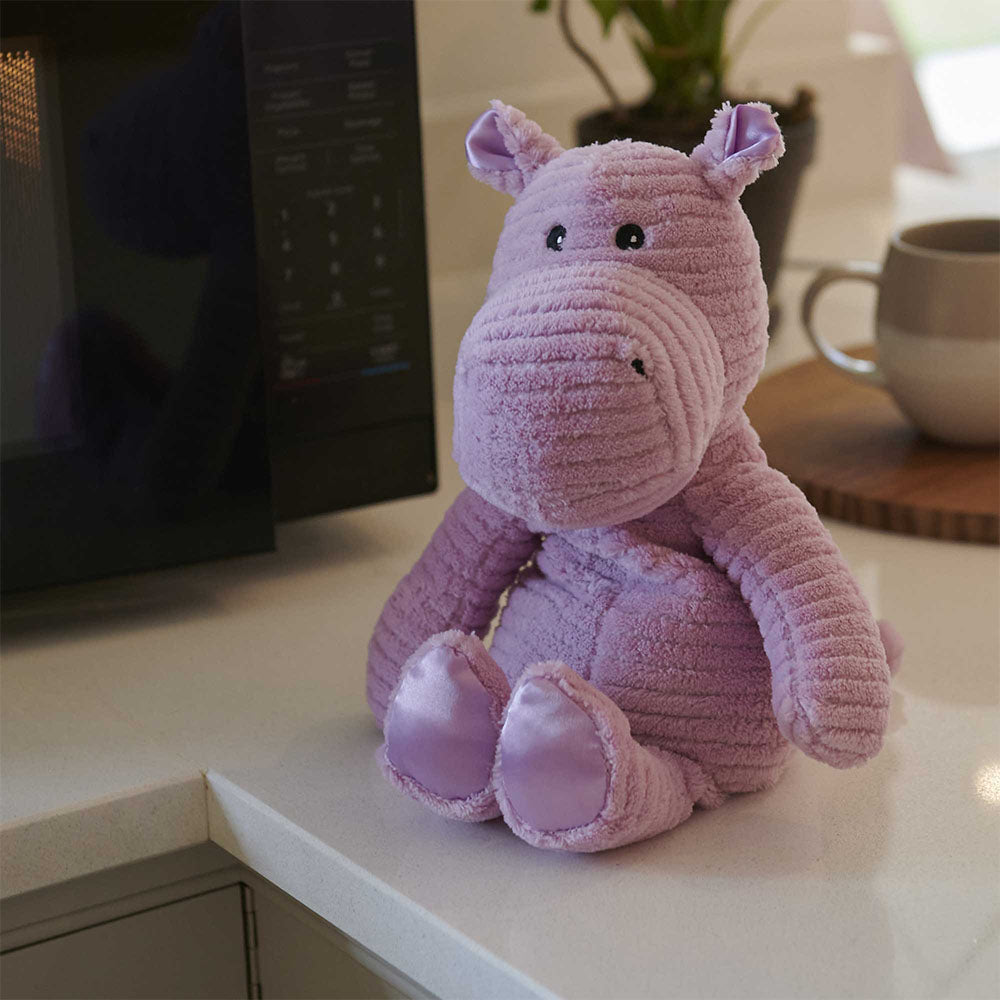 my first hippo heatable stuffed animal warmies