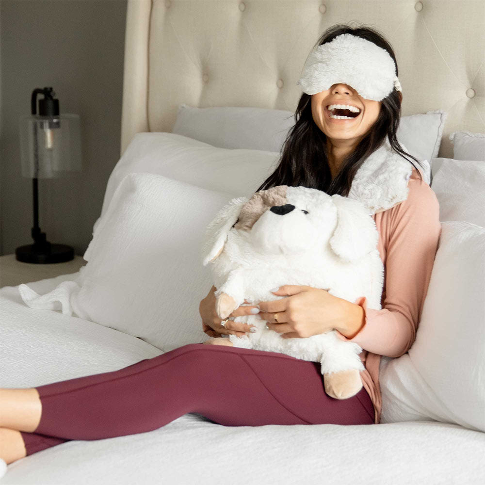 heatable, weighted stuffed animals for cramps made by warmies