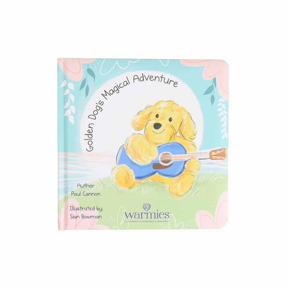 Golden Dog's Magical Adventure Board Book - Warmies USA