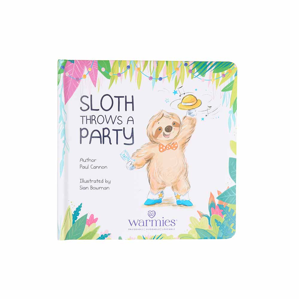 Sloth Throws a Party Board Book - Warmies USA