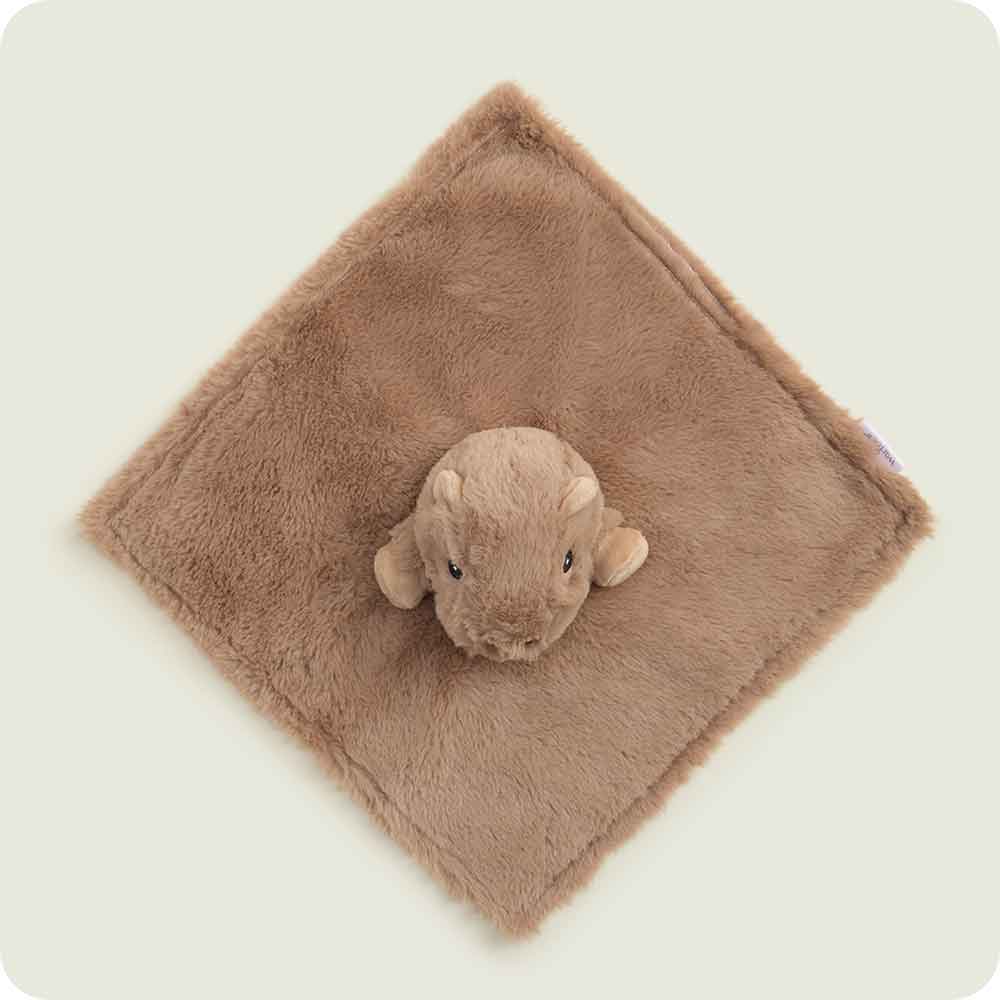 Capybara Lovey Blanket Warmies top view