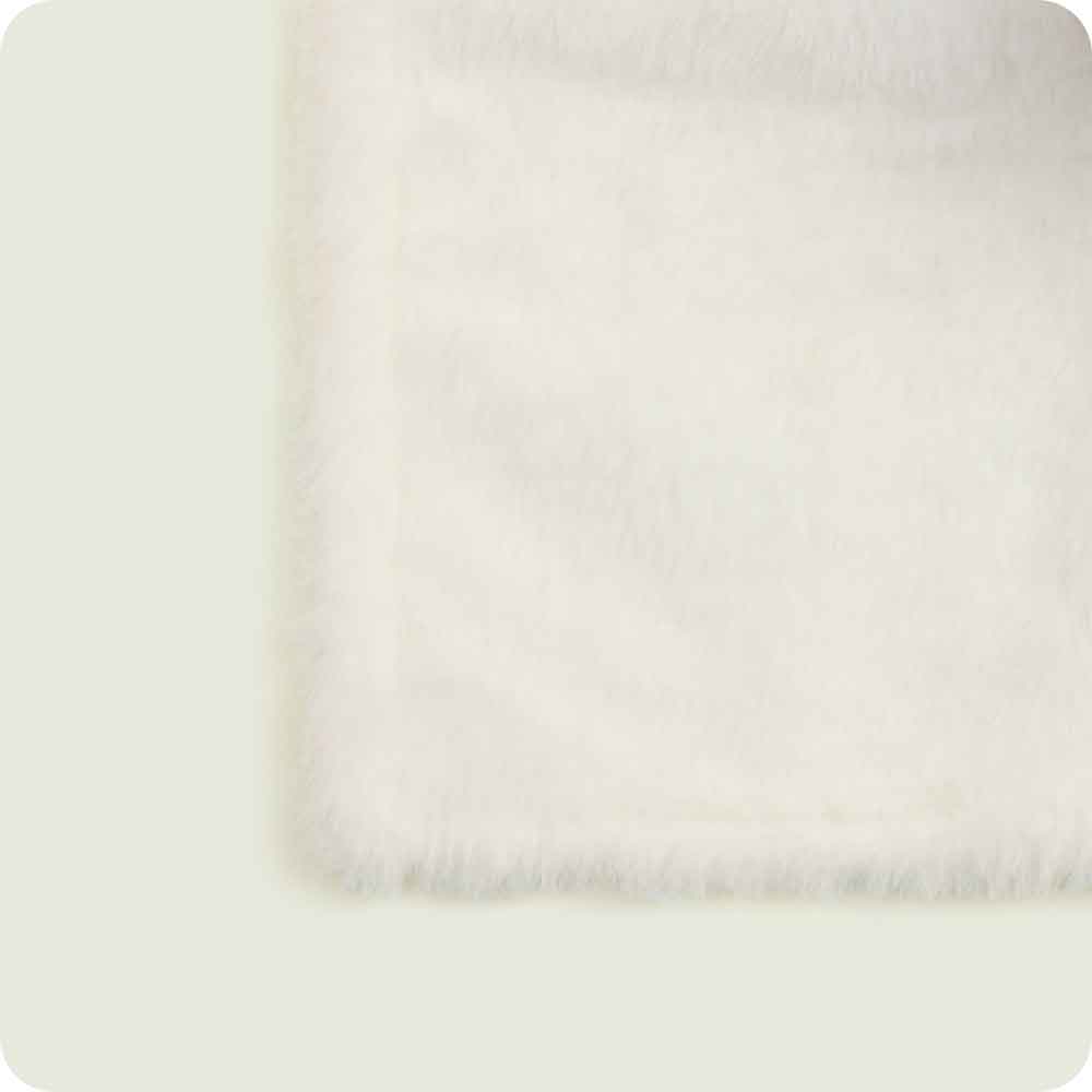 Black and White Cow Lovey Blanket Warmies fabric detail