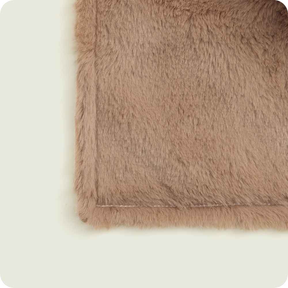 Sloth Lovey Blanket Warmies fabric detail