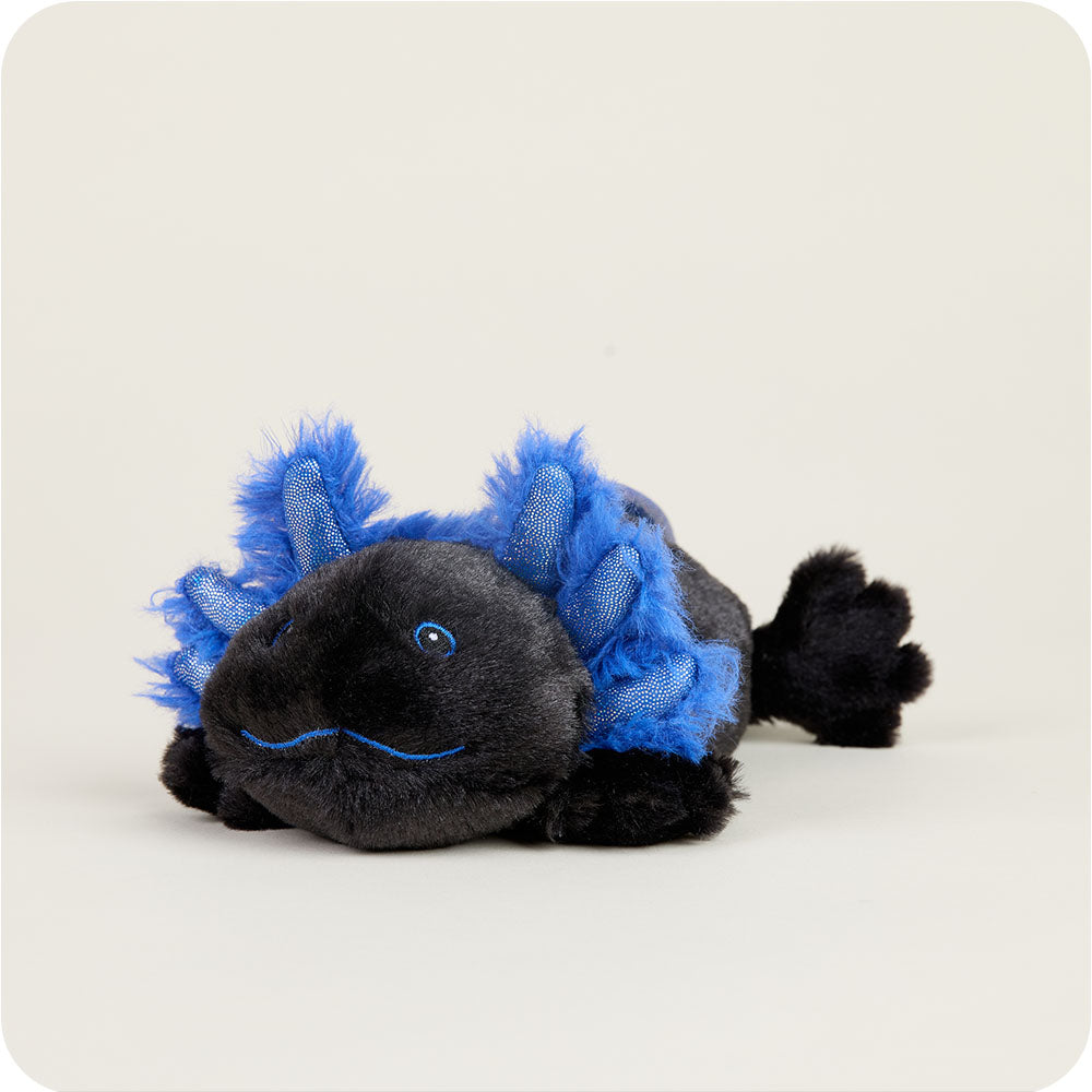 Microwavable Black Axolotl Stuffed Animal Warmies Junior