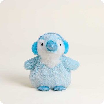 Microwavable Frosty Blue Penguin Warmies Junior - Warmies USA