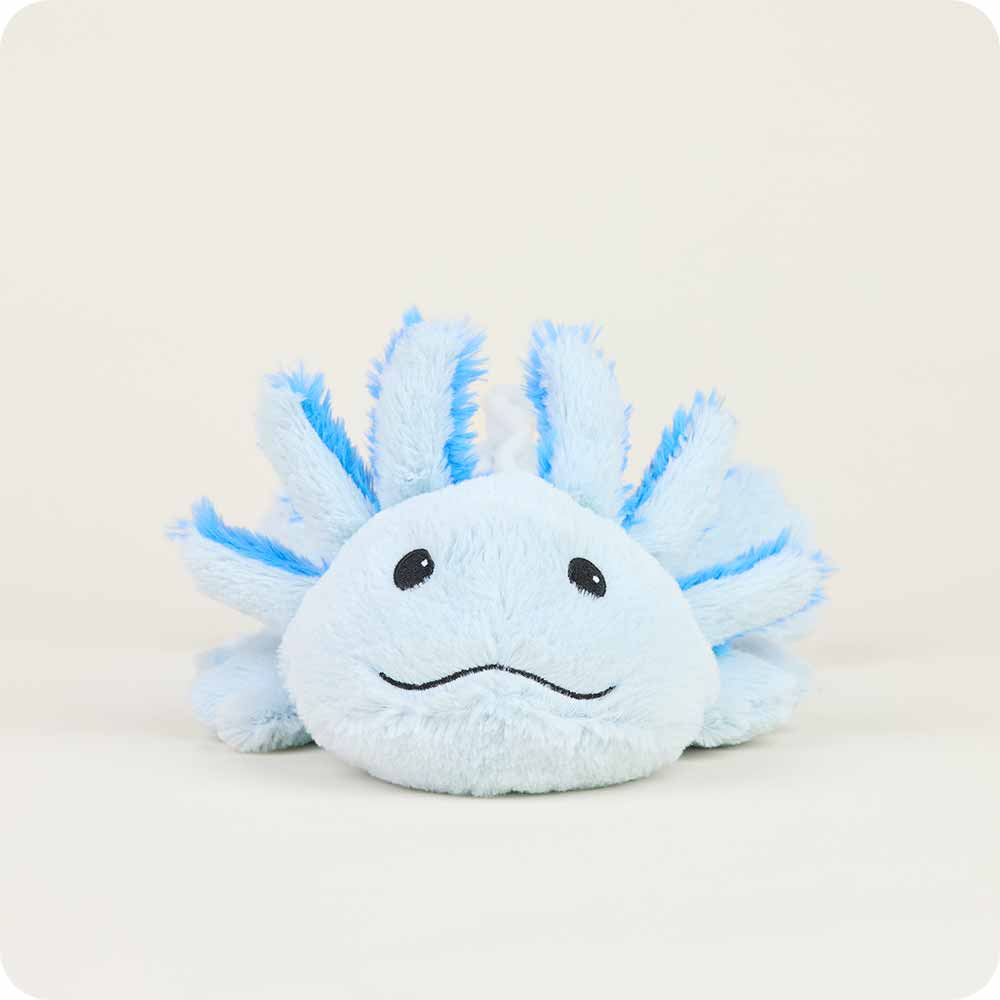Blue Axolotl Warmies Stuffed Animal Warmies