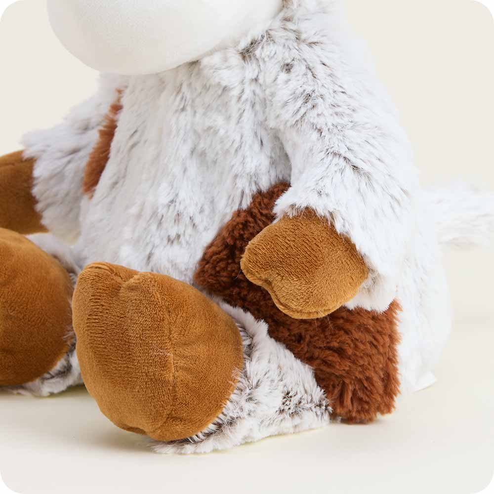 Soft Warm Weighted Cinnamon Latte Cow Plush Warmies