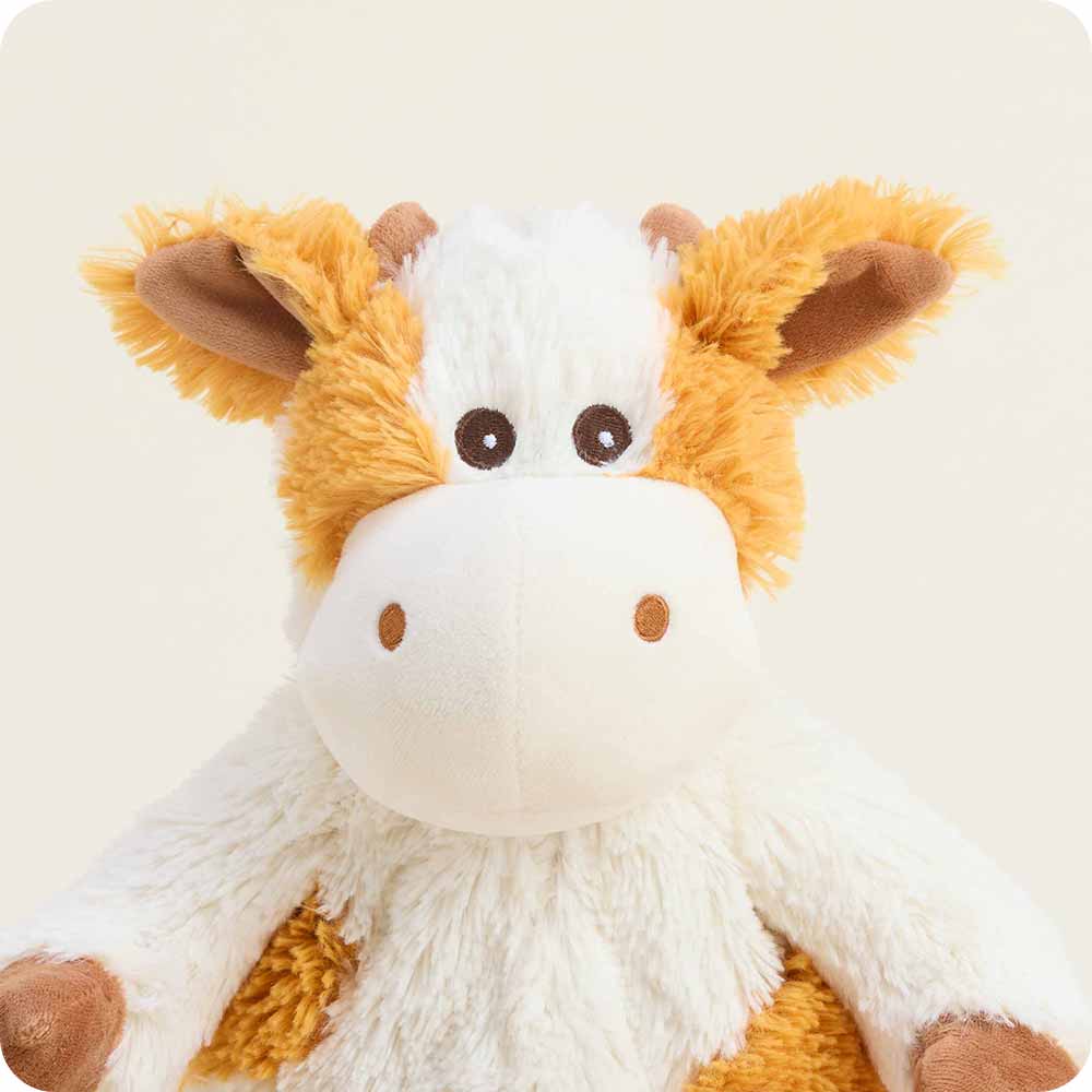 Pumpkin Spice Cow Stuffed Animal Warmies