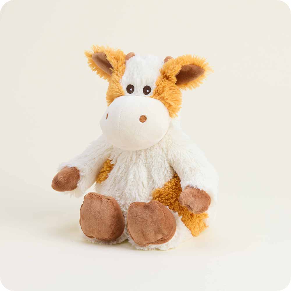 Pumpkin Spice Cow Weighted Animal Warmies