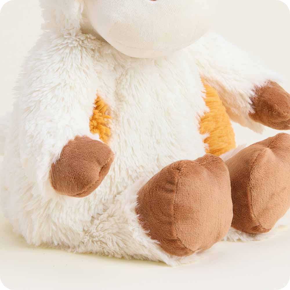Heated Pumpkin Spice Cow Plush Warmies
