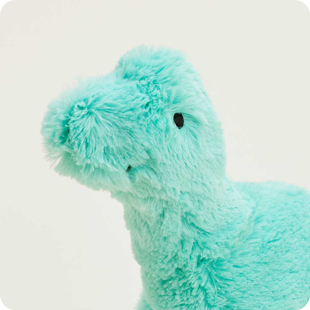 Teal Long Neck Dinosaur Stuffed Animal Warmies