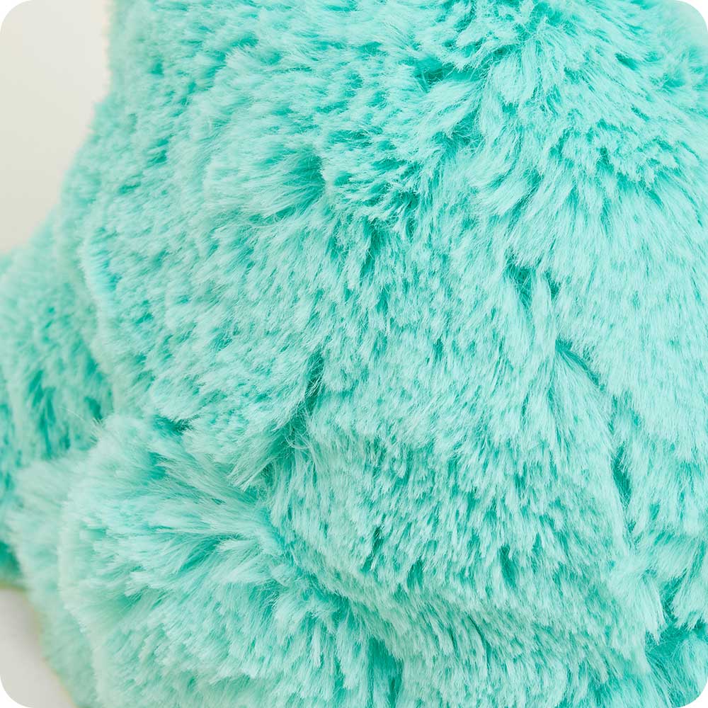 Heated Teal Long Neck Dinosaur Plush Warmies