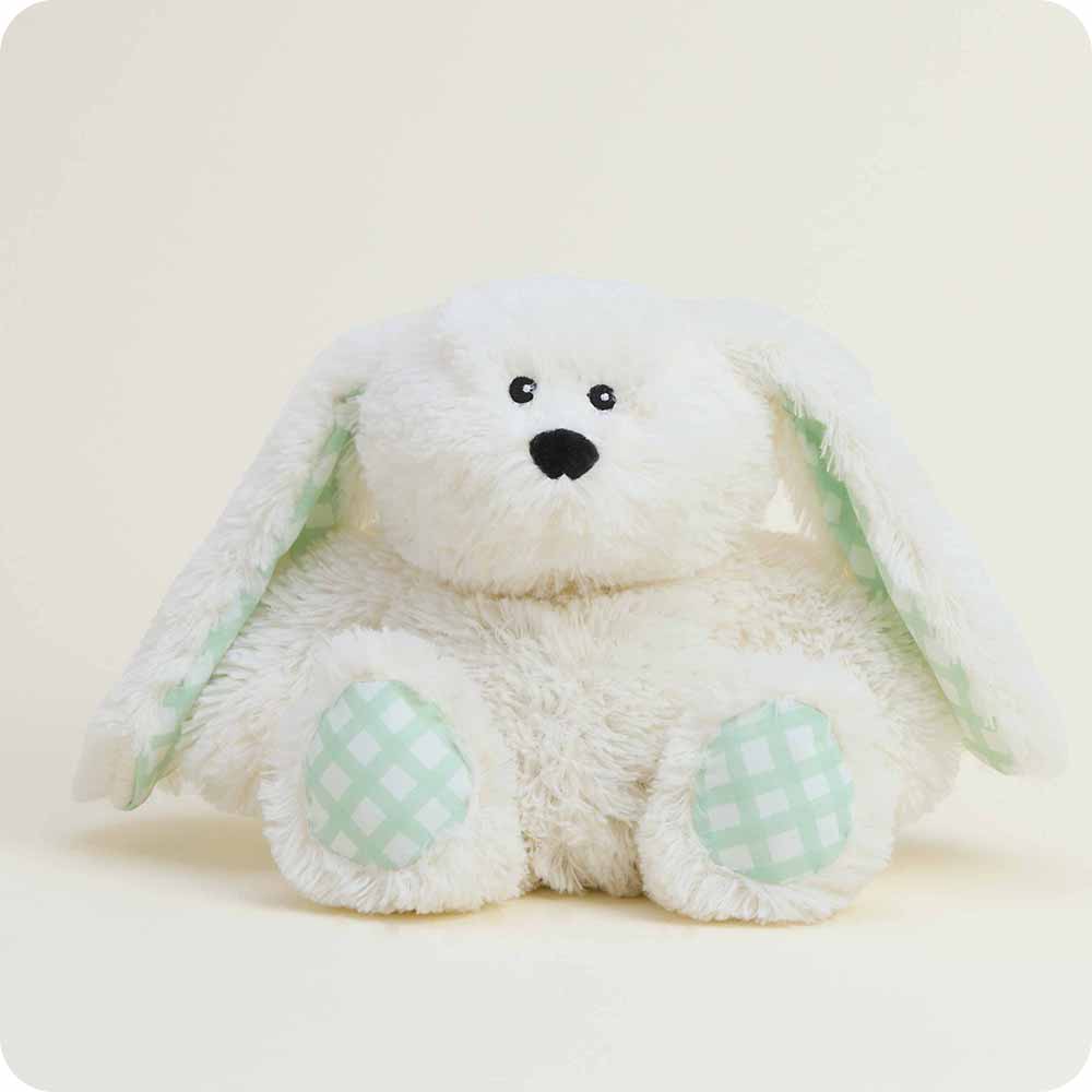 Microwavable Gingham Bunny Stuffed Animal Warmies