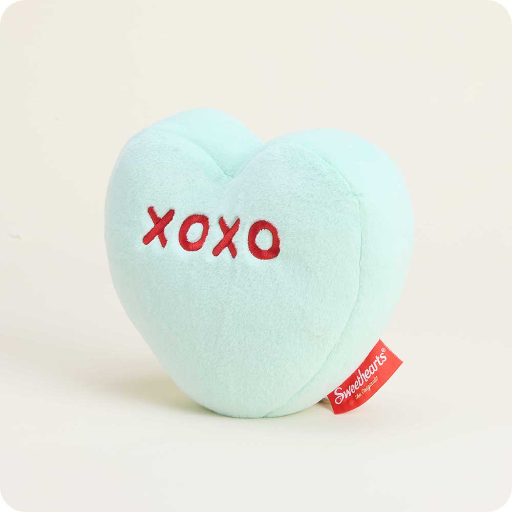 Sweethearts Green XOXO Heart Warmies