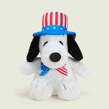 Americana Snoopy Warmies plush