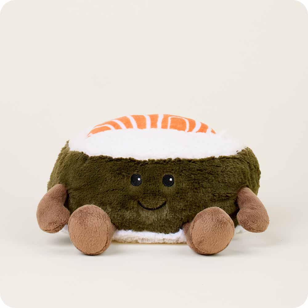 Microwavable Salmon Sushi Stuffed Animal Warmies