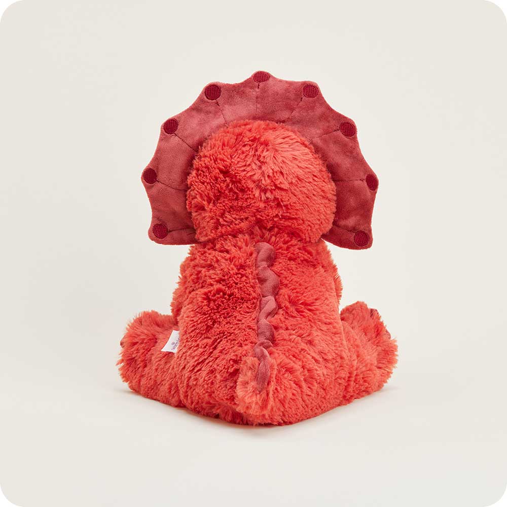 Heated Red Triceratops Plush Warmies