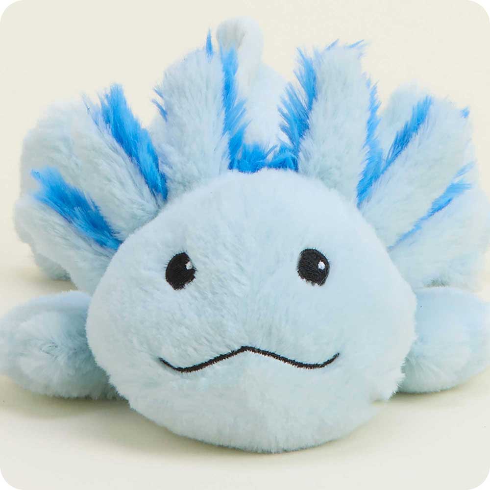 Blue Axolotl Warmies Stuffed Animal Warmies Junior