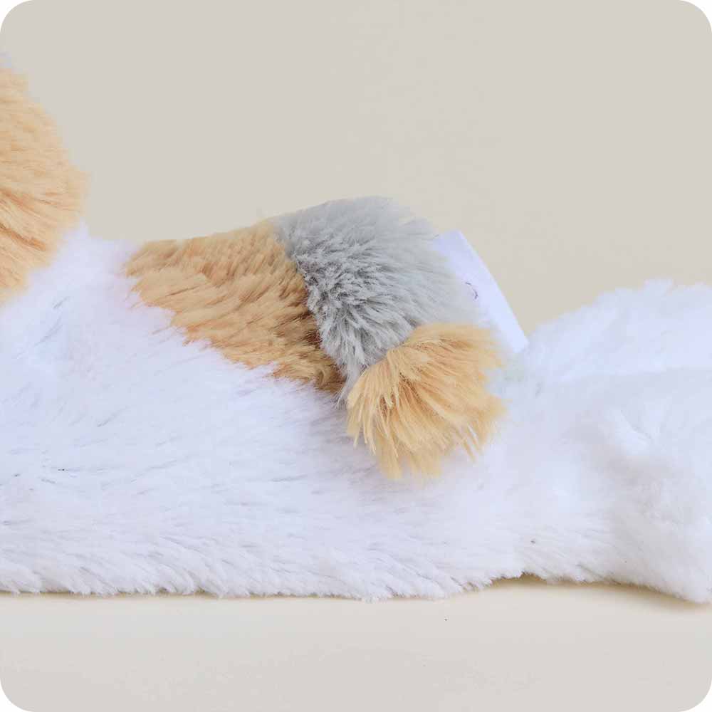 Soft Warm Weighted Calico Cat Plush Warmies Junior