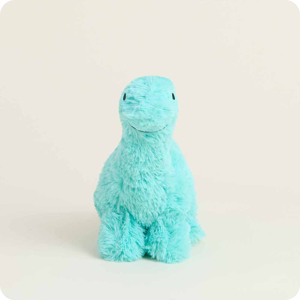 Microwavable Teal Long Neck Dino Stuffed Animal Warmies Junior