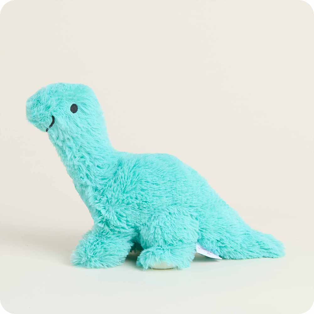 Microwavable Teal Long Neck Dinosaur Heating Pad Warmies Junior