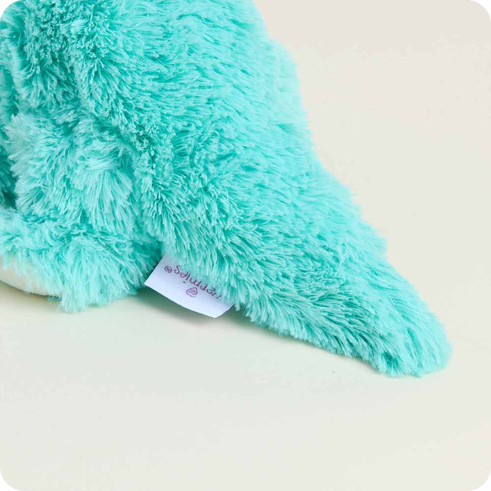 Cute Weighted Lavender Scented Teal Long Neck Dinosaur Plush Stuffed Animal Heating Pad Warmies Junior