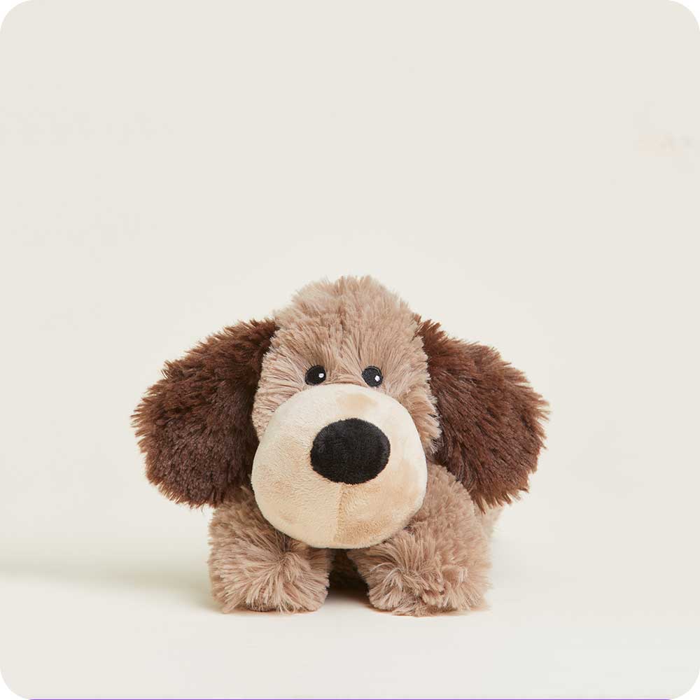 Microwavable Brown Dog Stuffed Animal Warmies Junior