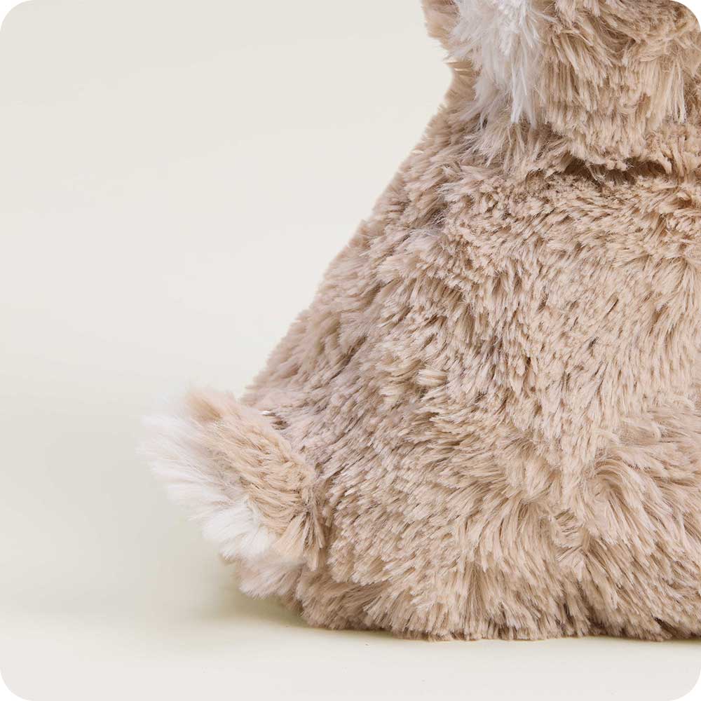 microwavable goat stuffed animal junior size warmies back detail