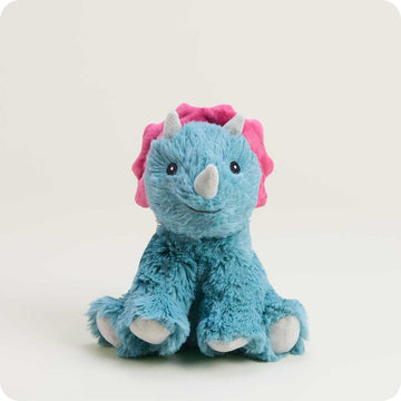 microwavable Triceratops stuffed animal junior size warmies