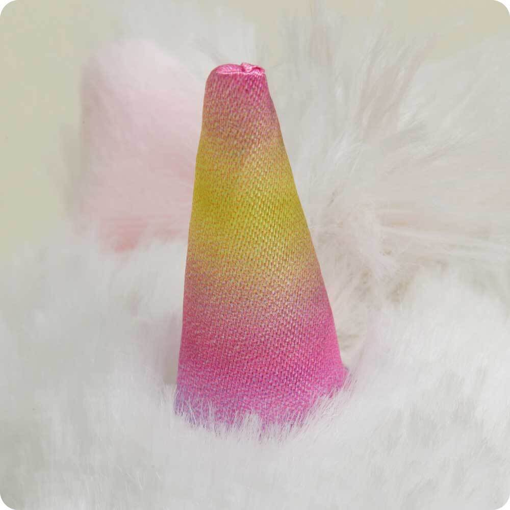 Soft Warm Weighted White Unicorn Plush Warmies Junior