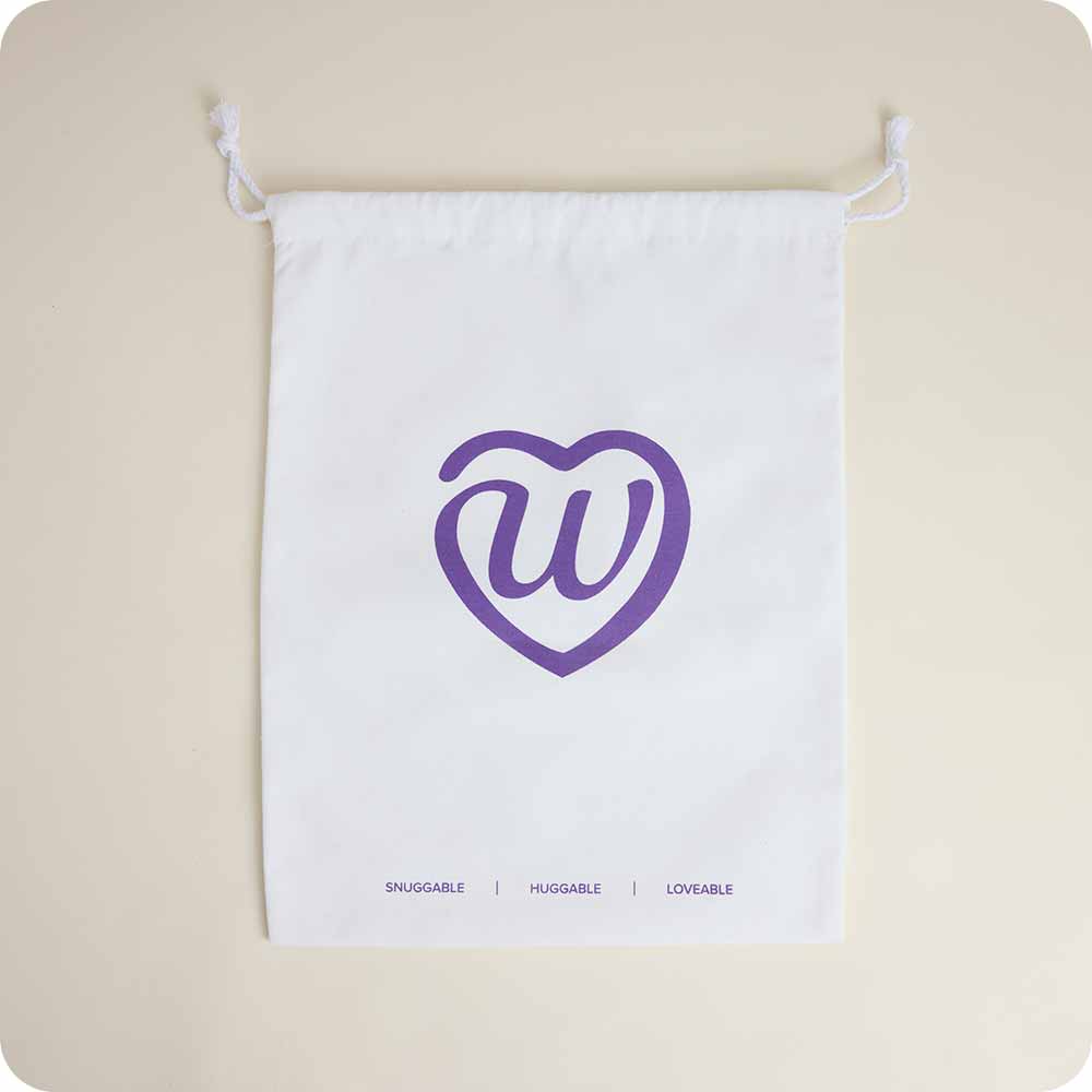 Warmies Microwave-safe, reusable, drawstring canvas bag