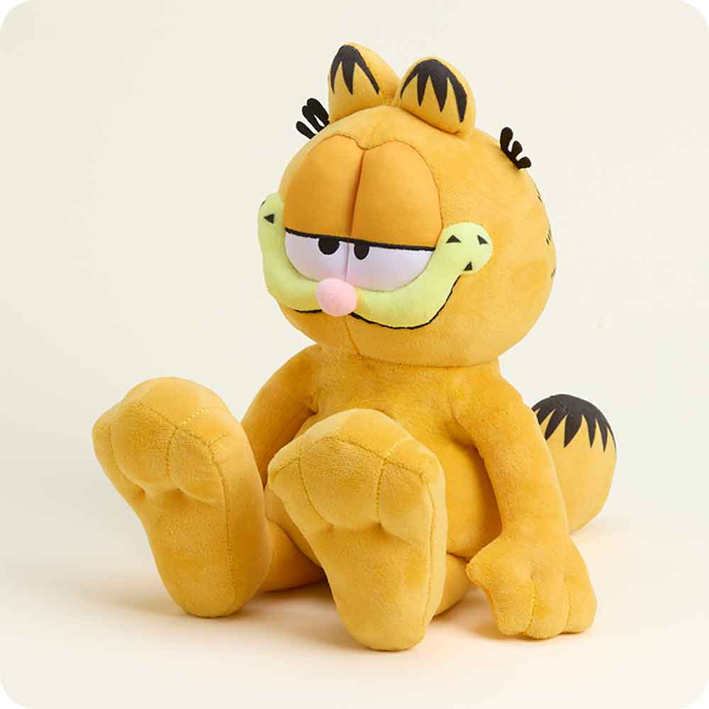 Garfield stuffed animal warmies sitting