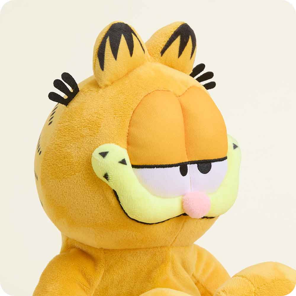 weighted heatable Garfield stuffed animal warmies