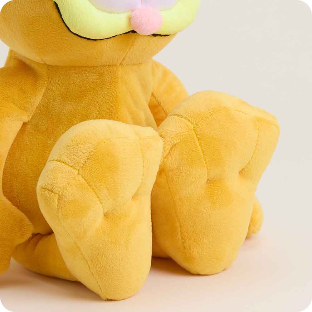 Garfield stuffed animal warmies feet detail