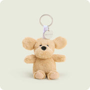 Microwavable Curly Dog Warmies Mini Bag Charm - Warmies USA