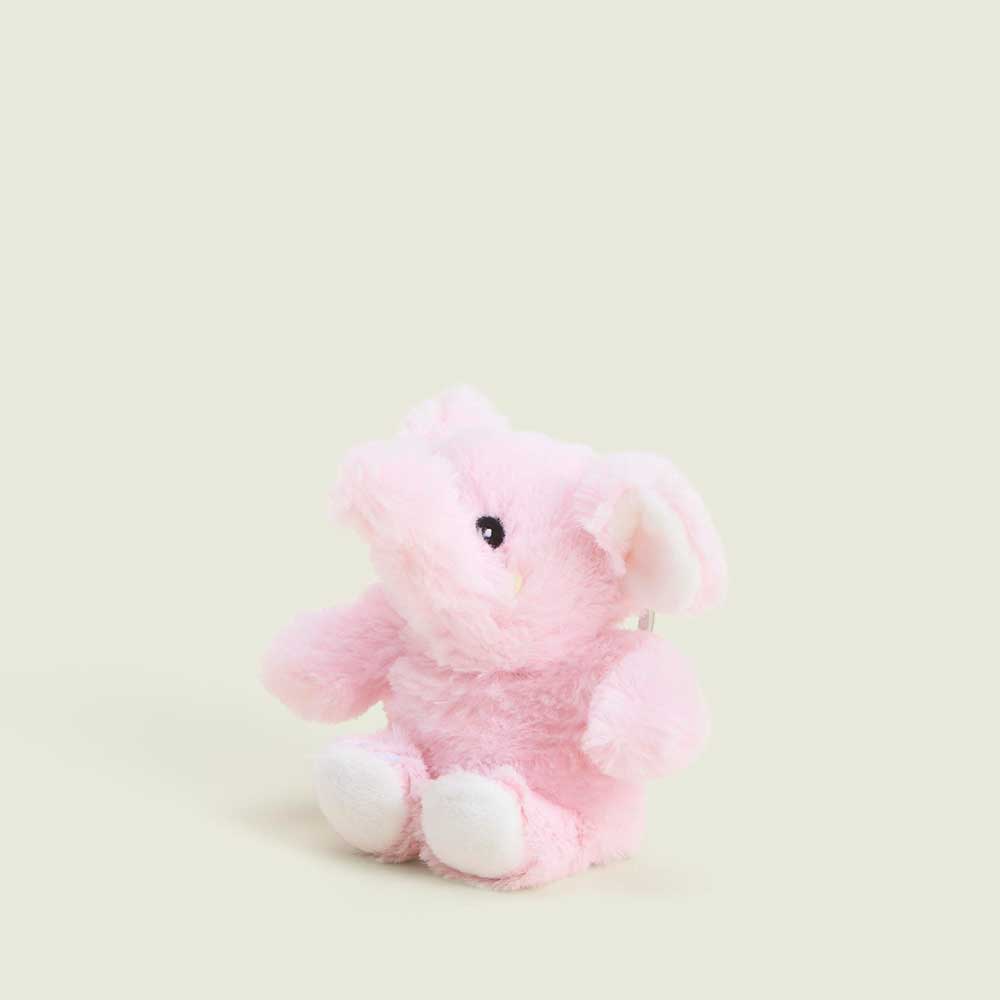 Pink Elephant Warmies Mini Bag Charm