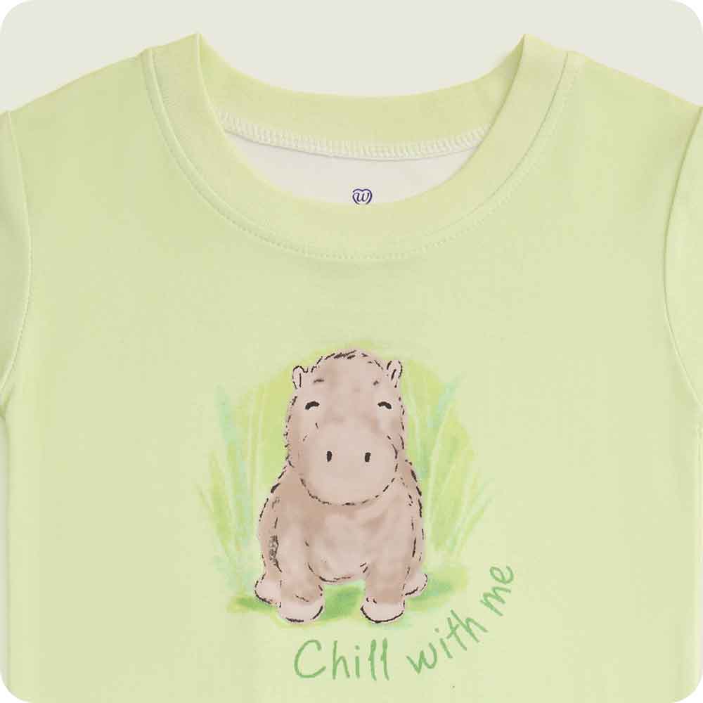 warmies Capybara Shorties Pajamas Chill with me design