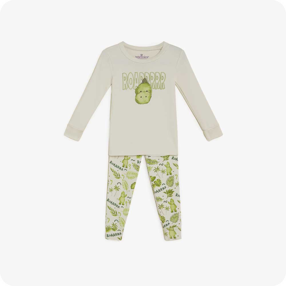 Fun Dinosaur Pajama Set for Children - Warmies