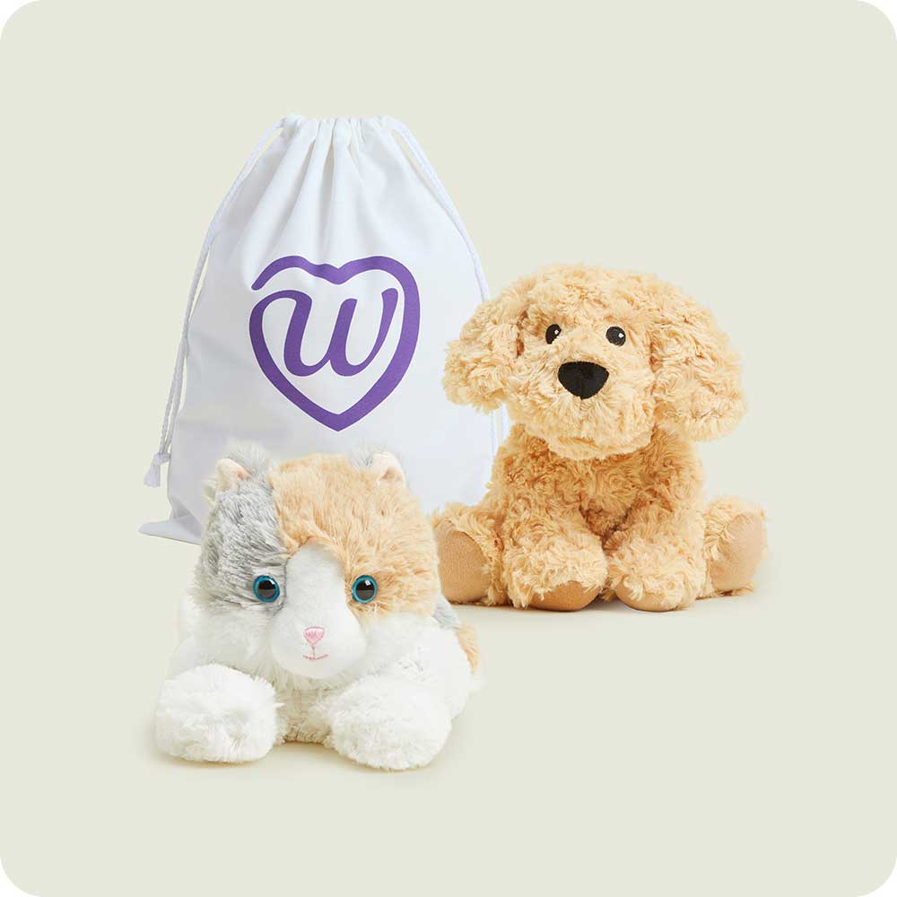 Microwavable Purr 'n Paws Duo - Warmies USA