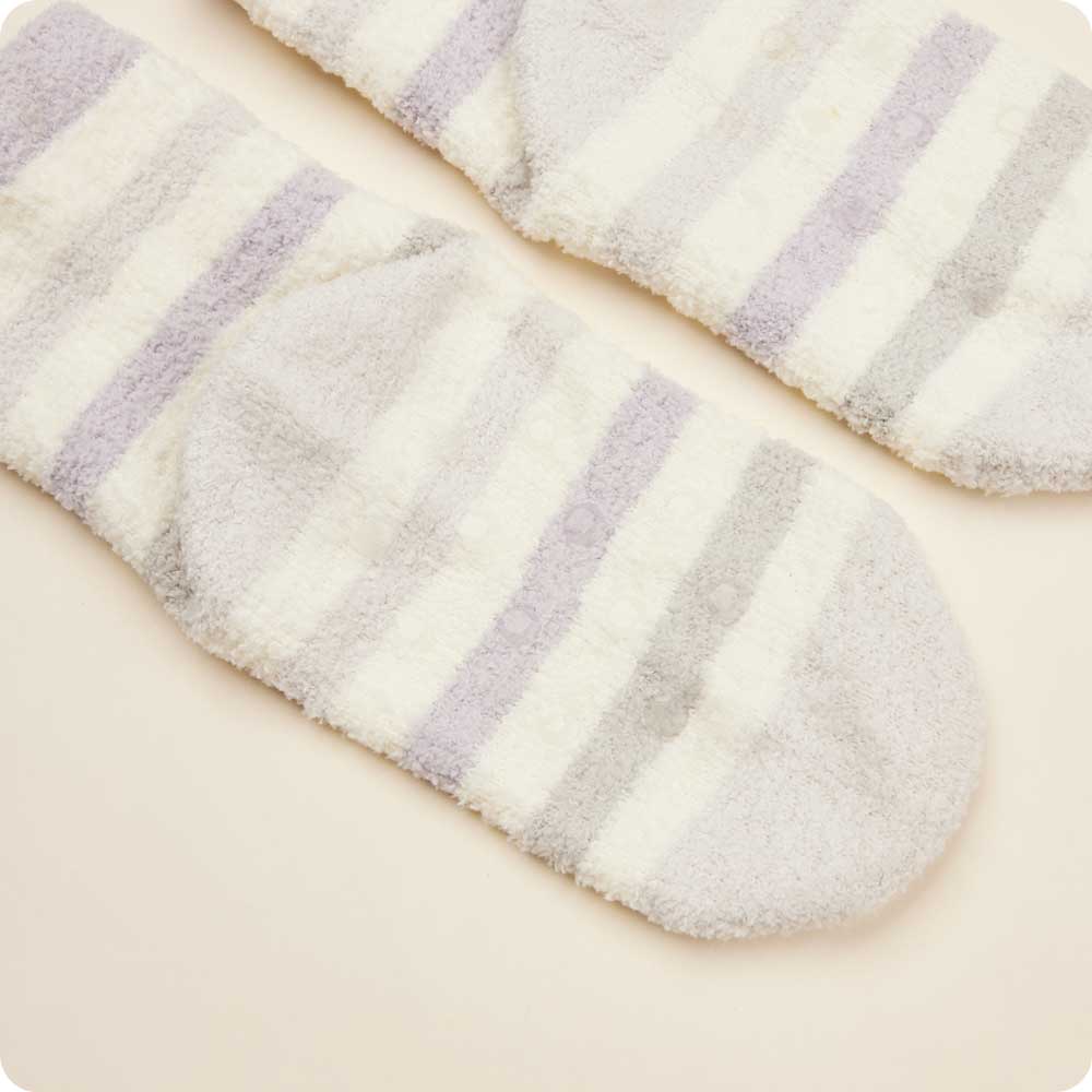 Marshmallow Bear Crew Socks - Warmies USA