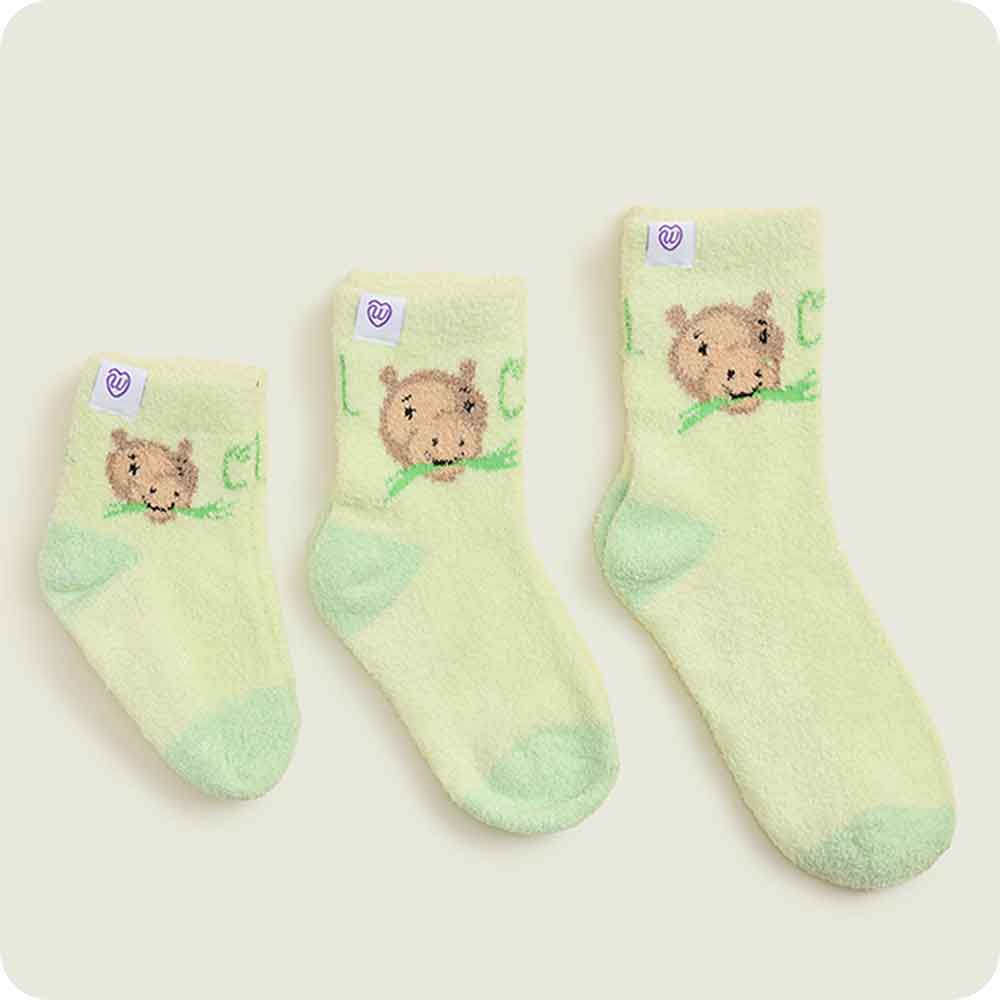 warmies Capybara toddler Crew Sock Set