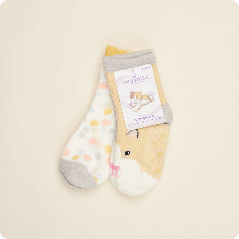 Calico Cat Crew Socks - Warmies USA
