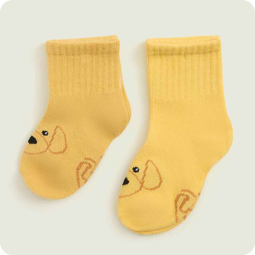 warmies golden dog baby socks set