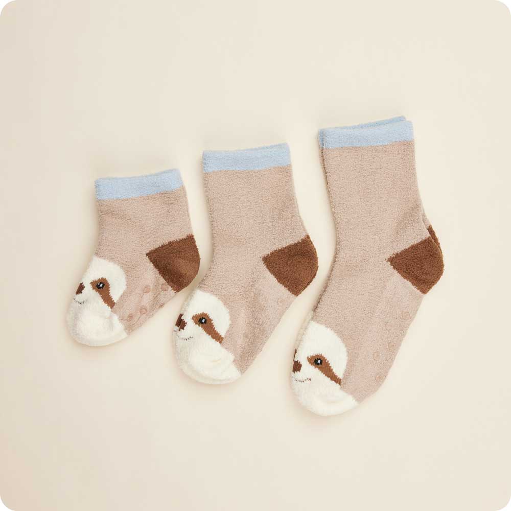 Microwavable Sloth Crew Socks - Warmies USA
