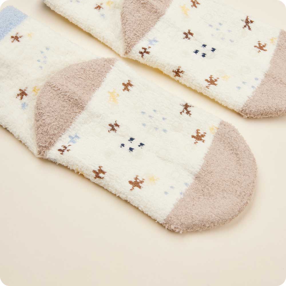 Microwavable Sloth Crew Socks - Warmies USA