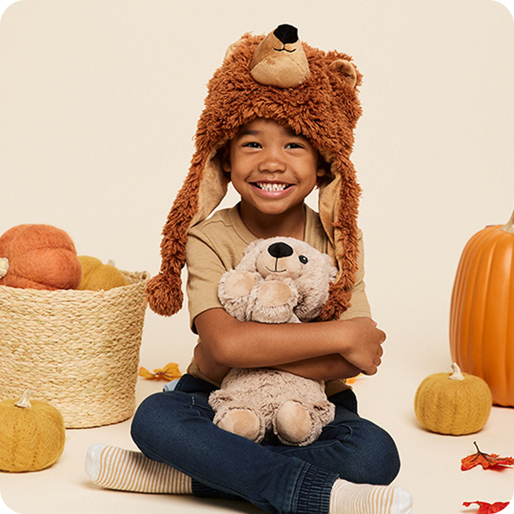 brown bear warmies autumn lifestyle