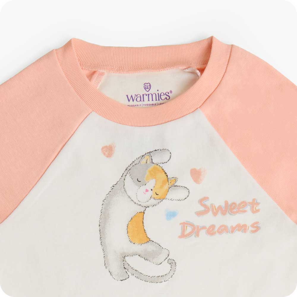 Calico Cat Pajama Set for Children - Warmies