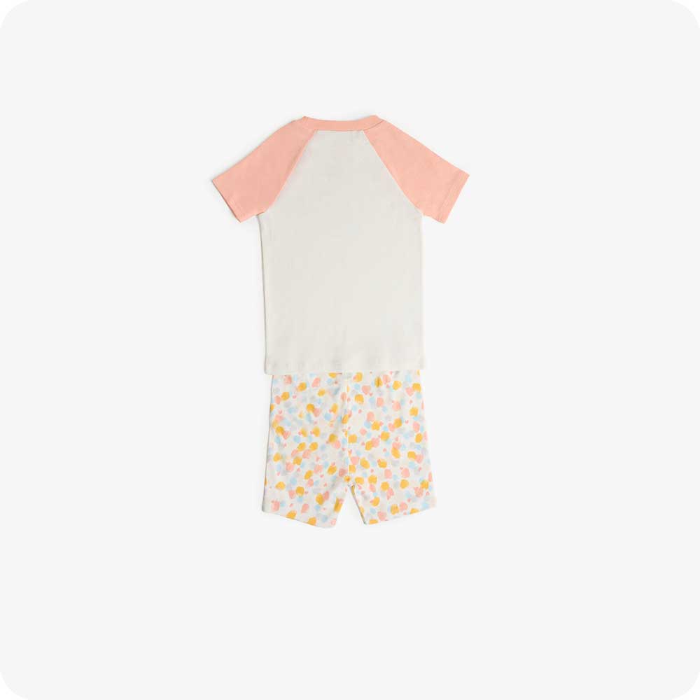 Girls Calico Cat PJs with Ears - Warmies