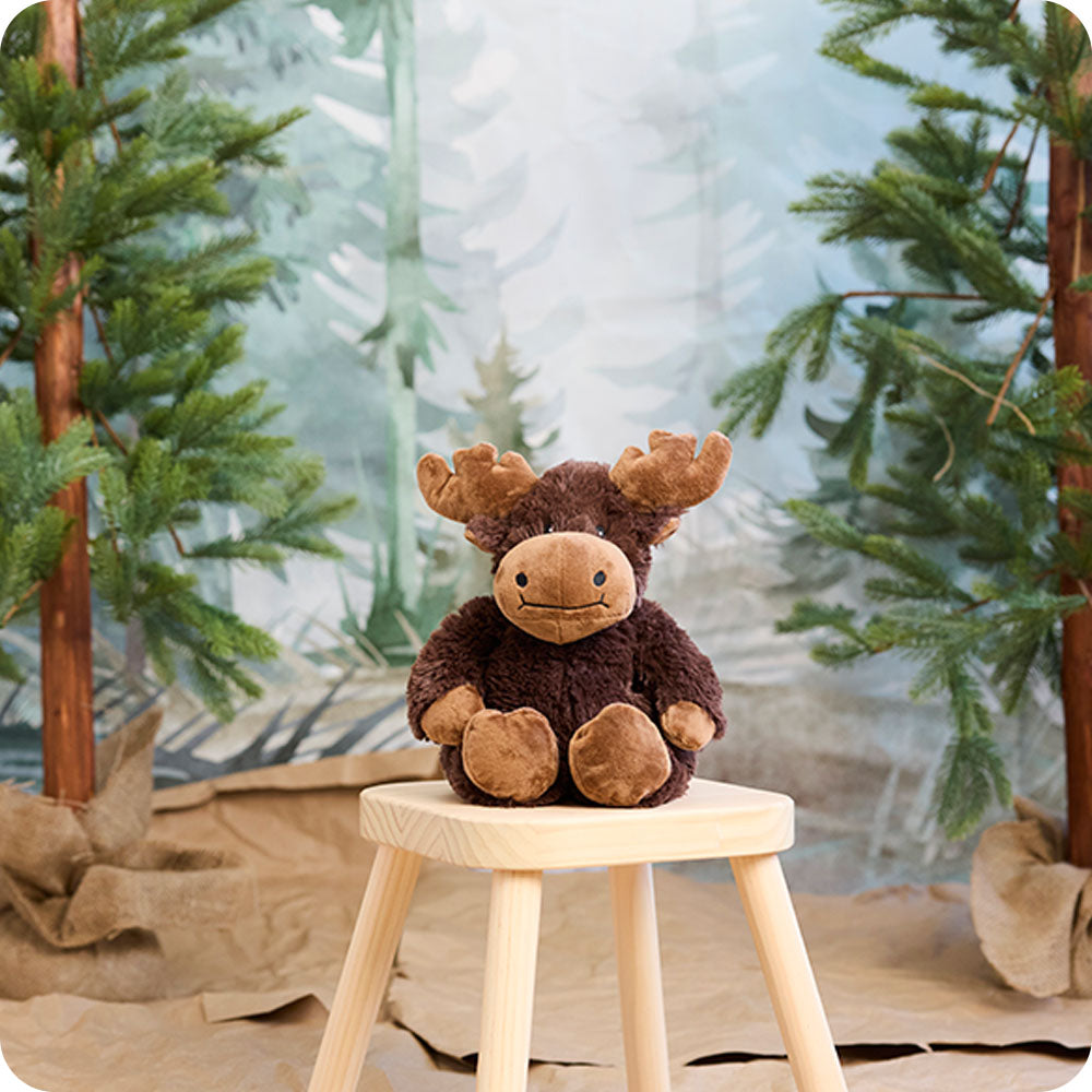 moose stuffed animal woodland styled
