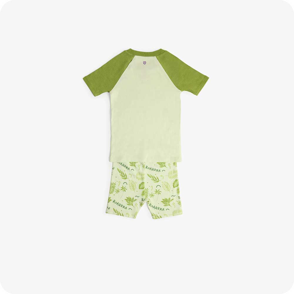 Cozy Dino Themed PJs for Boys Girls - Warmies